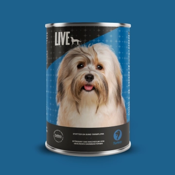 LIVE Dog Wet Truthahn