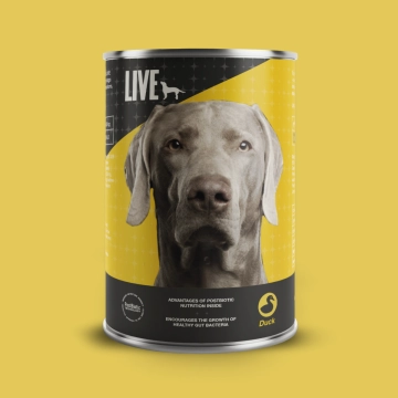 LIVE Dog Wet Ente