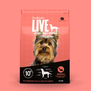 ProBiotic LIVE Adult Mini Breeds Lachs