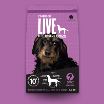ProBiotic LIVE Senior & Übergewicht Mini Breeds Truthahn